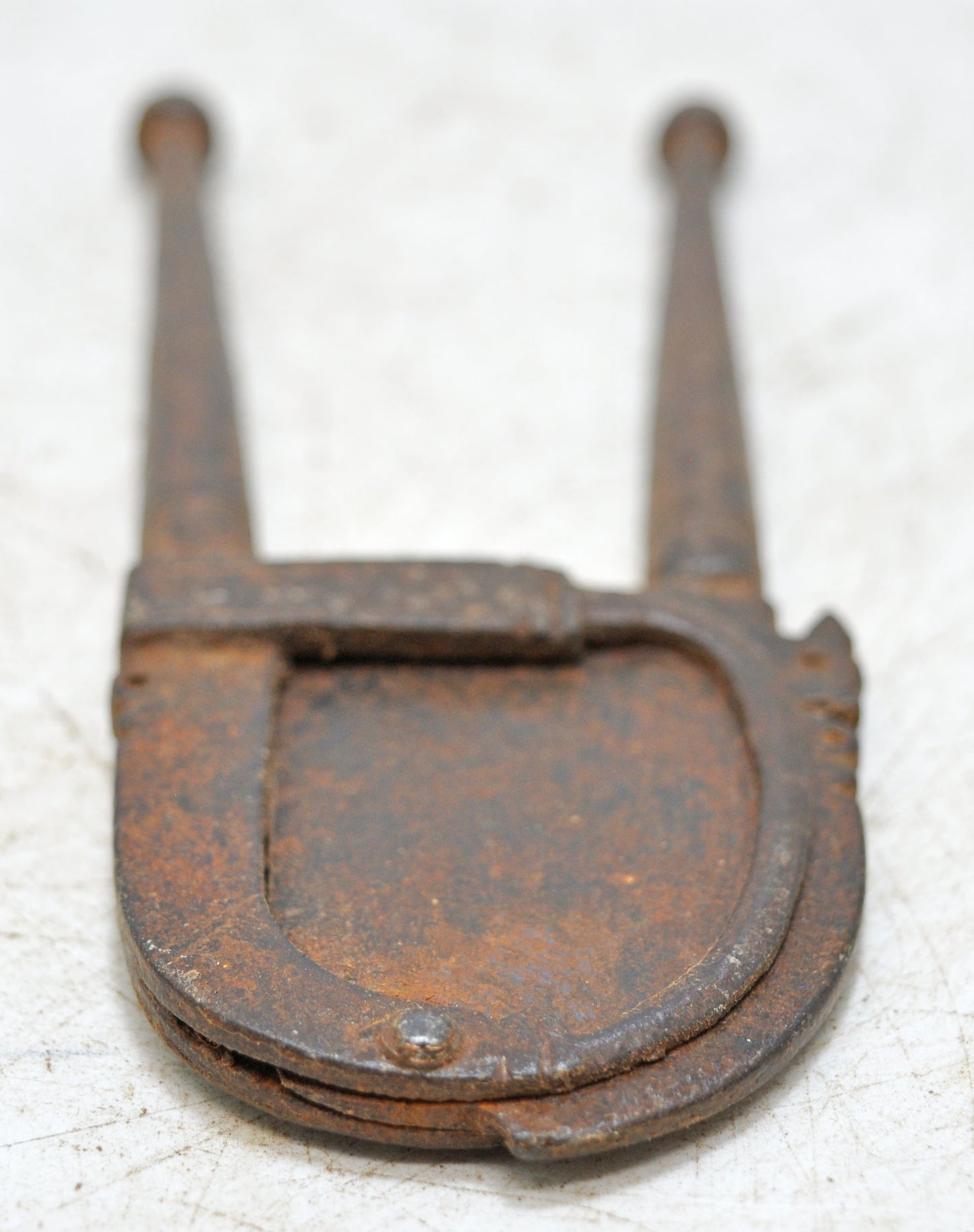 Antique Iron Betel Nut Cutter Sarota Original Old Hand Crafted Engraved