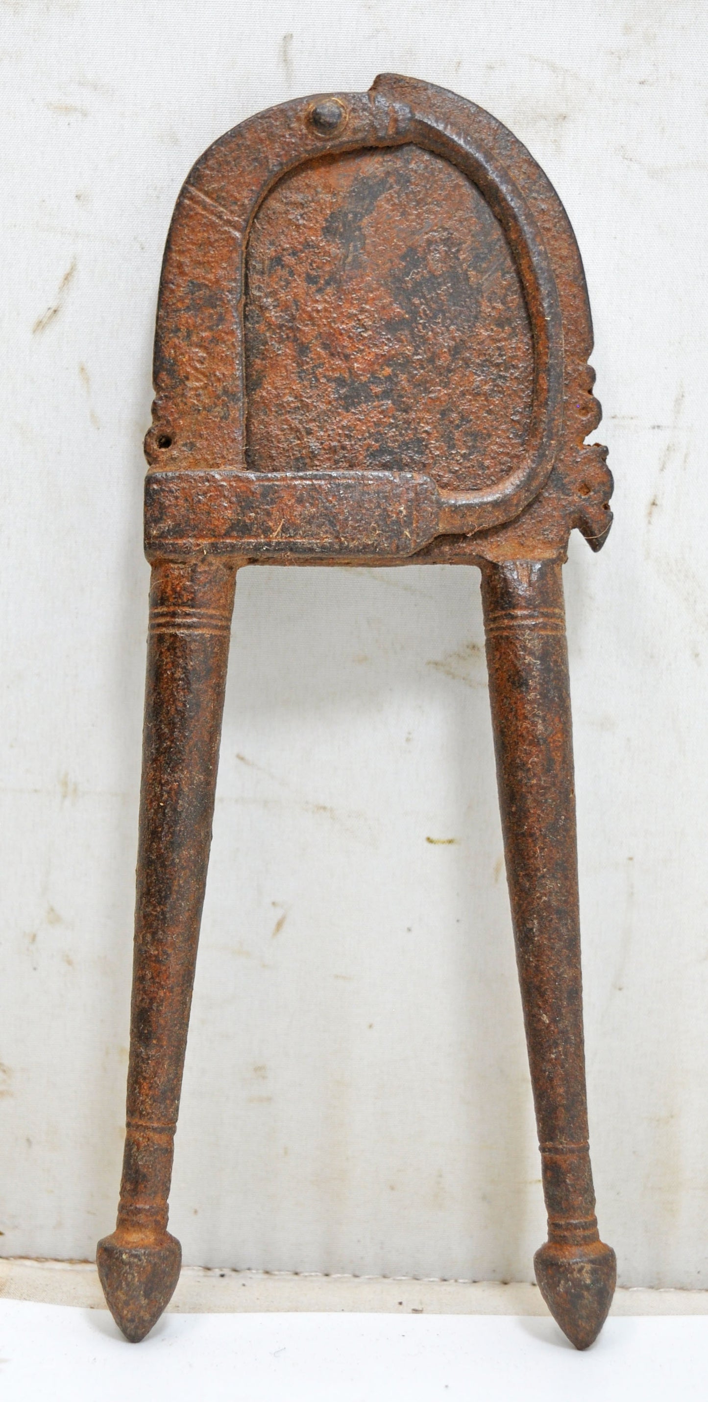 Antique Iron Betel Nut Cutter Sarota Original Old Hand Crafted Engraved