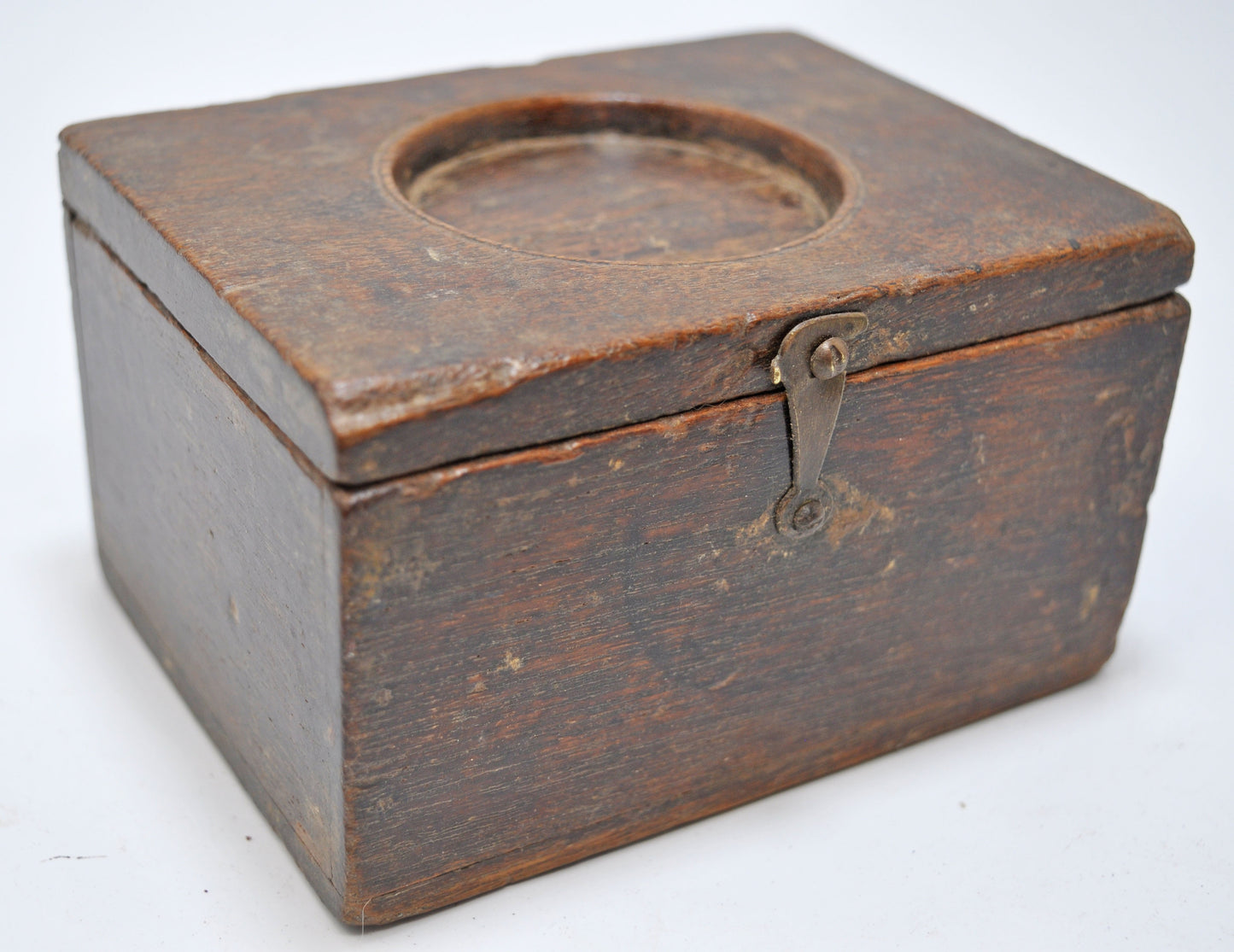 Antique Wooden Small Storage Box Original Old Hand Crafted