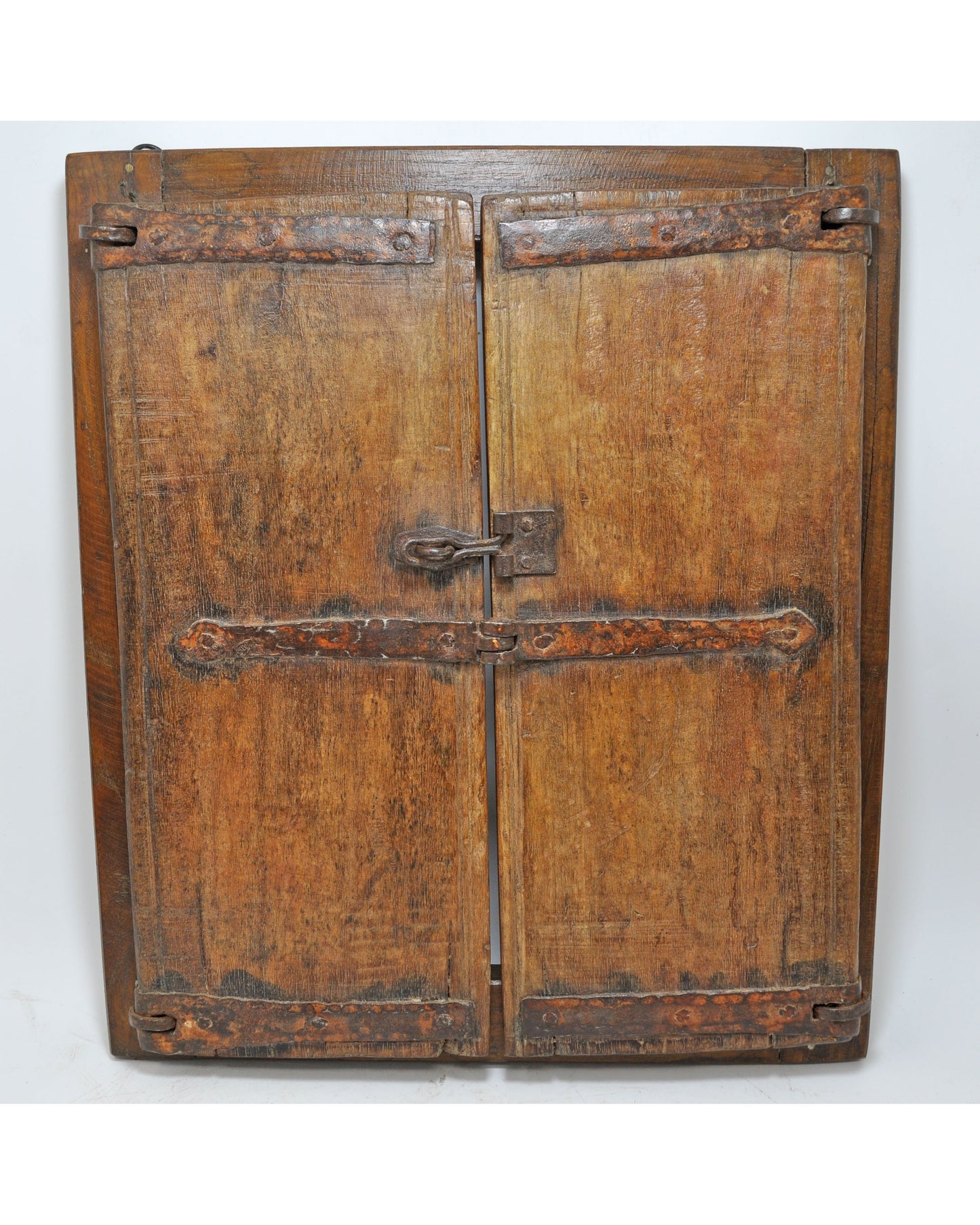 Antique Wooden Wall Décor Window Panel Frame Original Old Hand Crafted