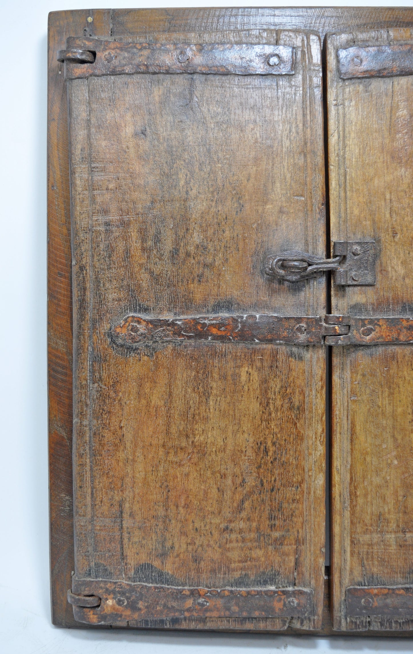 Antique Wooden Wall Décor Window Panel Frame Original Old Hand Crafted