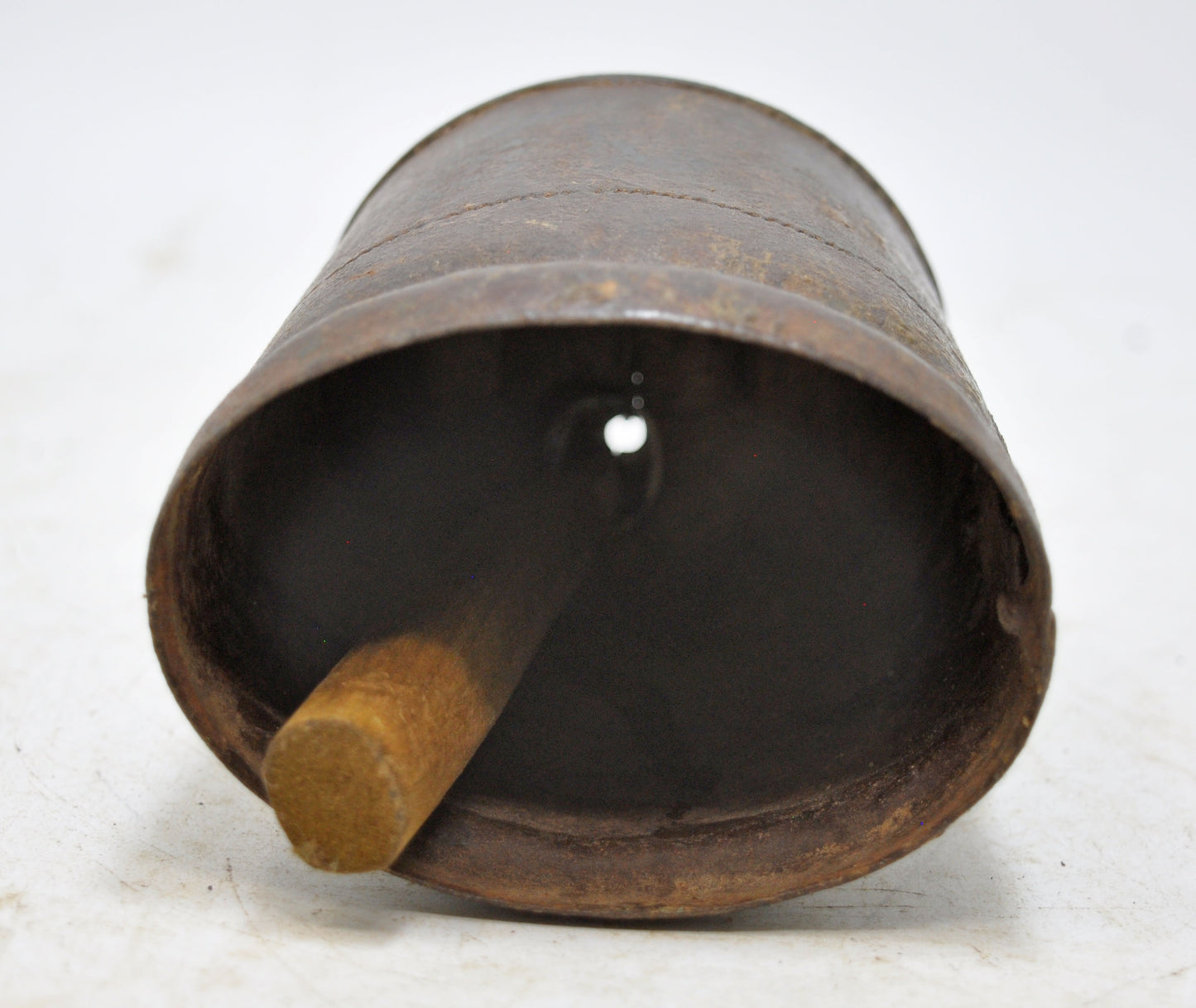 Antique Iron Animals Cow Bell Original Old Hand Crafted