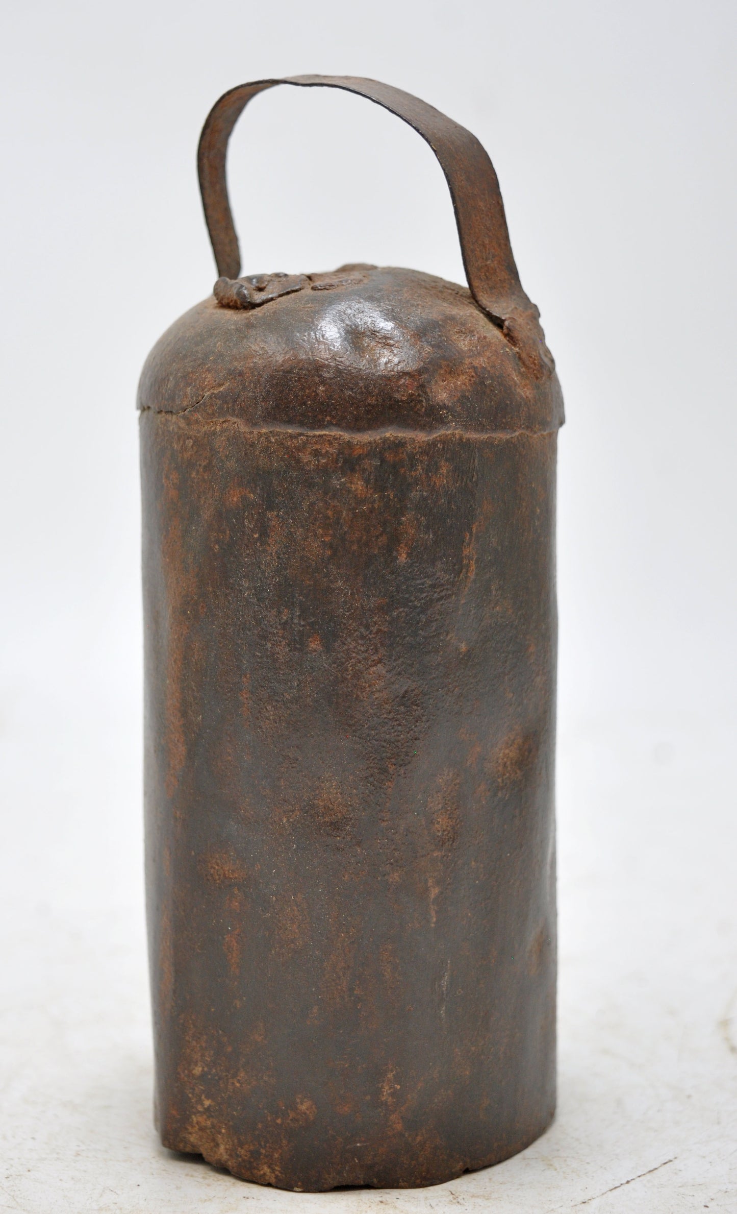 Antique Iron Animals Cow Bell Original Old Hand Crafted