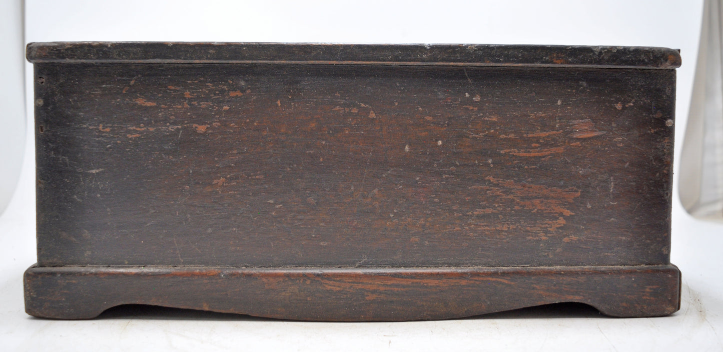 Antique Wooden Kitchenware Spice Box Big Size Original Old Hand Crafted
