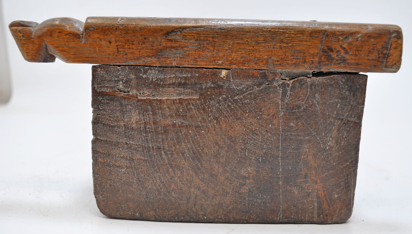 Antique Wooden Kitchenware Spice Box Original Old Hand Crafted