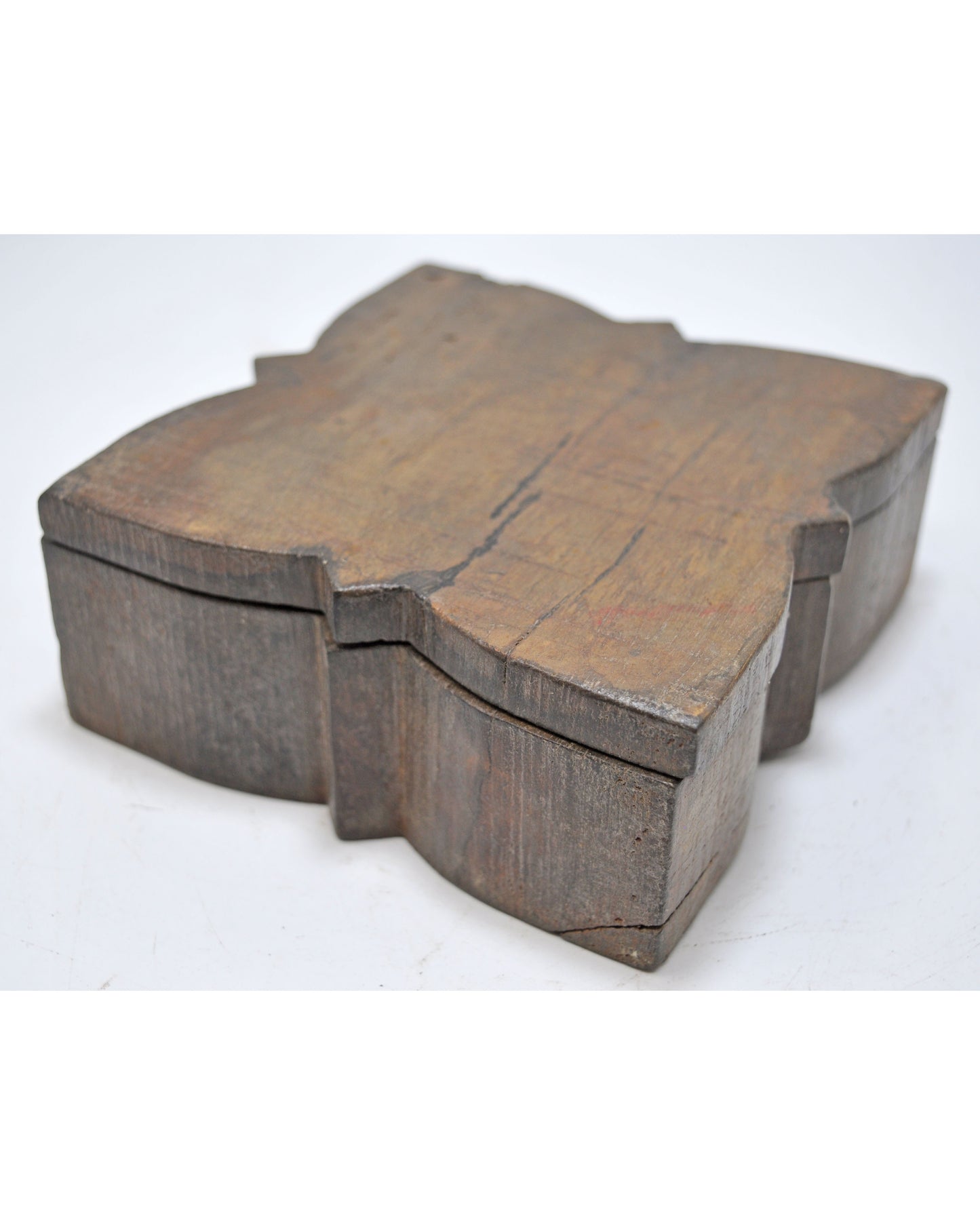 Antique Wooden Kitchenware Spice Box Original Old Hand Crafted
