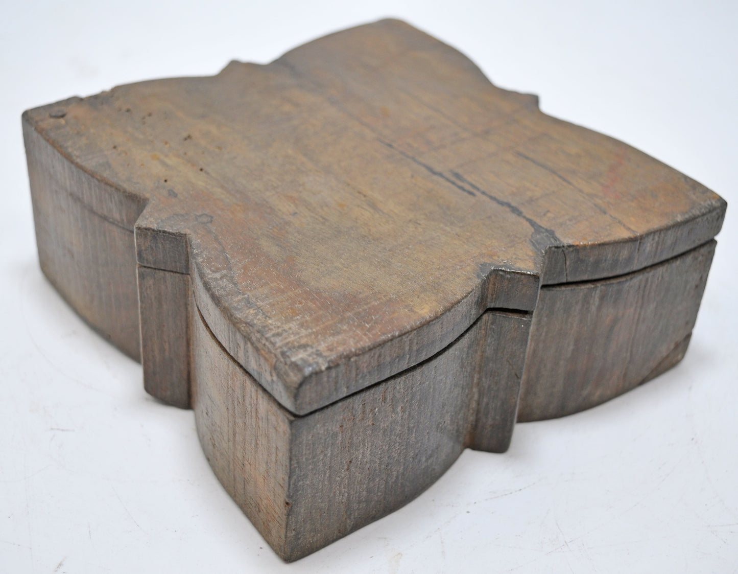Antique Wooden Kitchenware Spice Box Original Old Hand Crafted