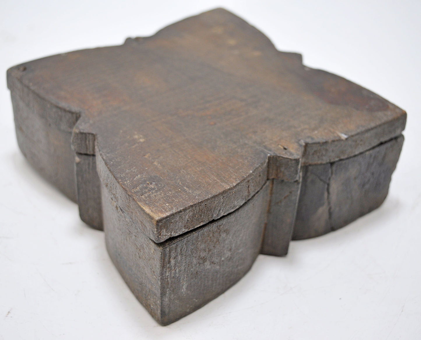 Antique Wooden Kitchenware Spice Box Original Old Hand Crafted
