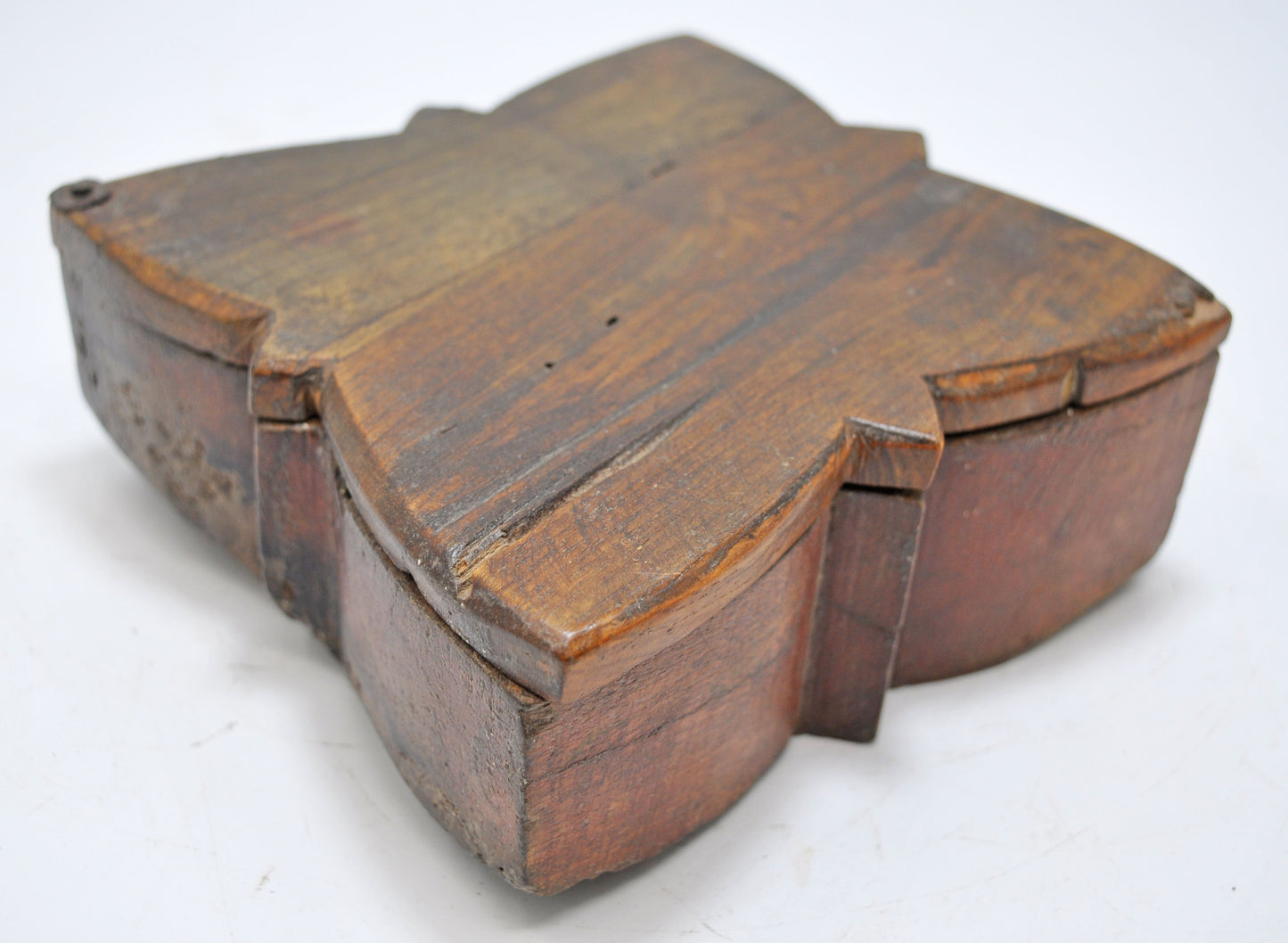 Antique Wooden Kitchenware Spice Box Original Old Hand Crafted
