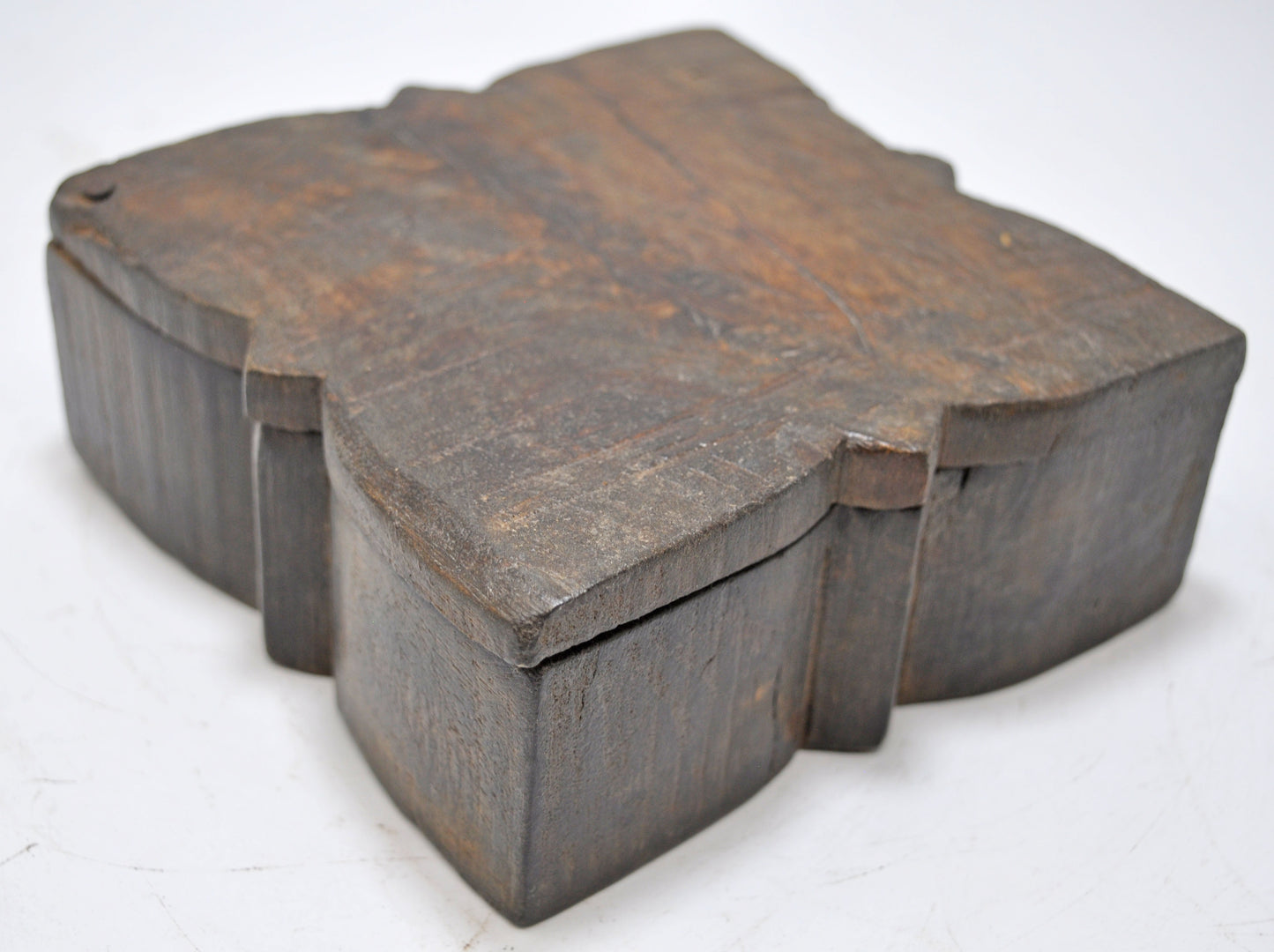 Antique Wooden Kitchenware Spice Box Original Old Hand Crafted