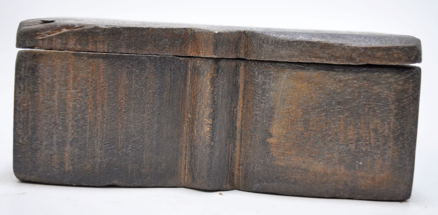 Antique Wooden Kitchenware Spice Box Original Old Hand Crafted