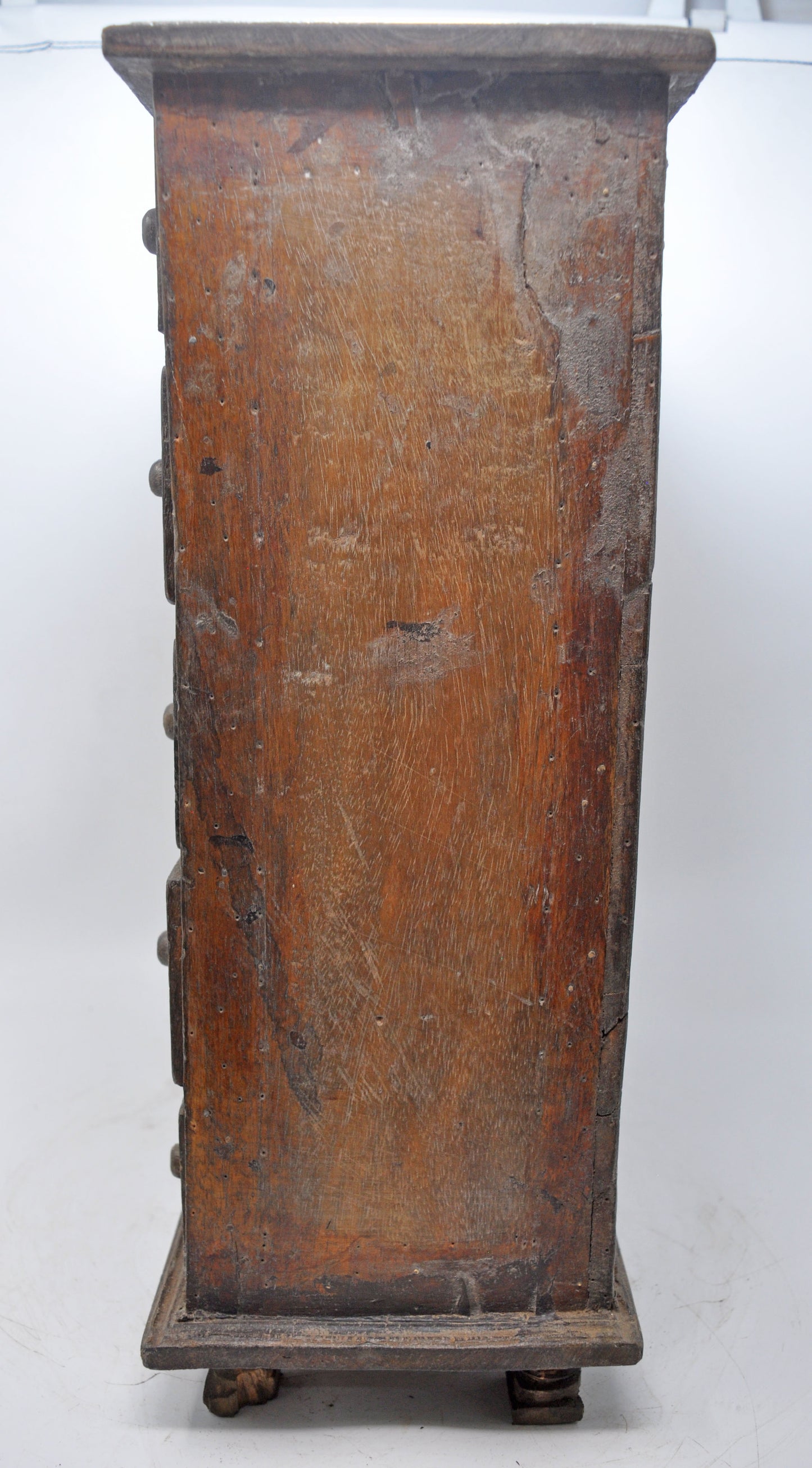 Vintage Wooden 20 Small Drawers Jewellery Box Original Old Fine Hand Crafted