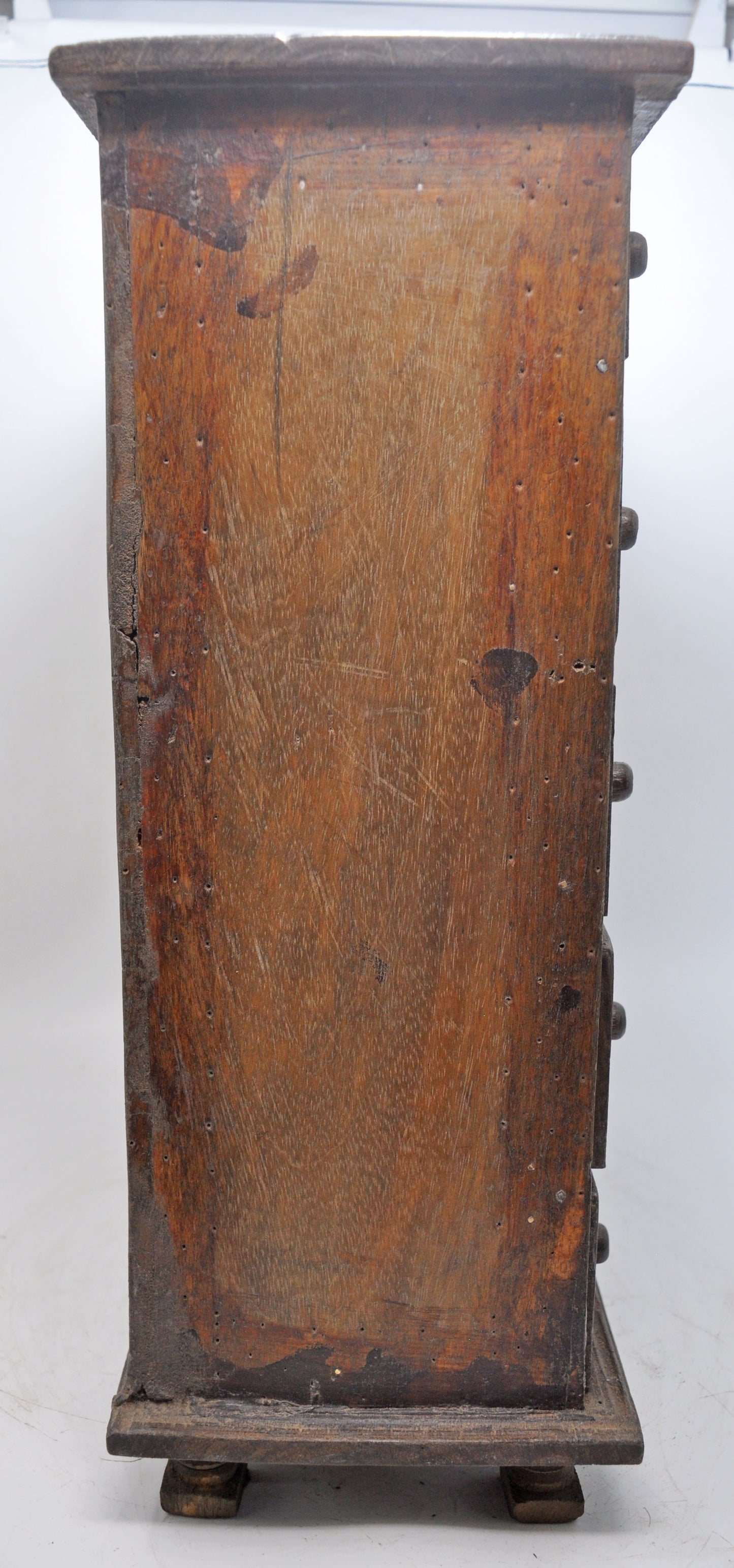 Vintage Wooden 20 Small Drawers Jewellery Box Original Old Fine Hand Crafted