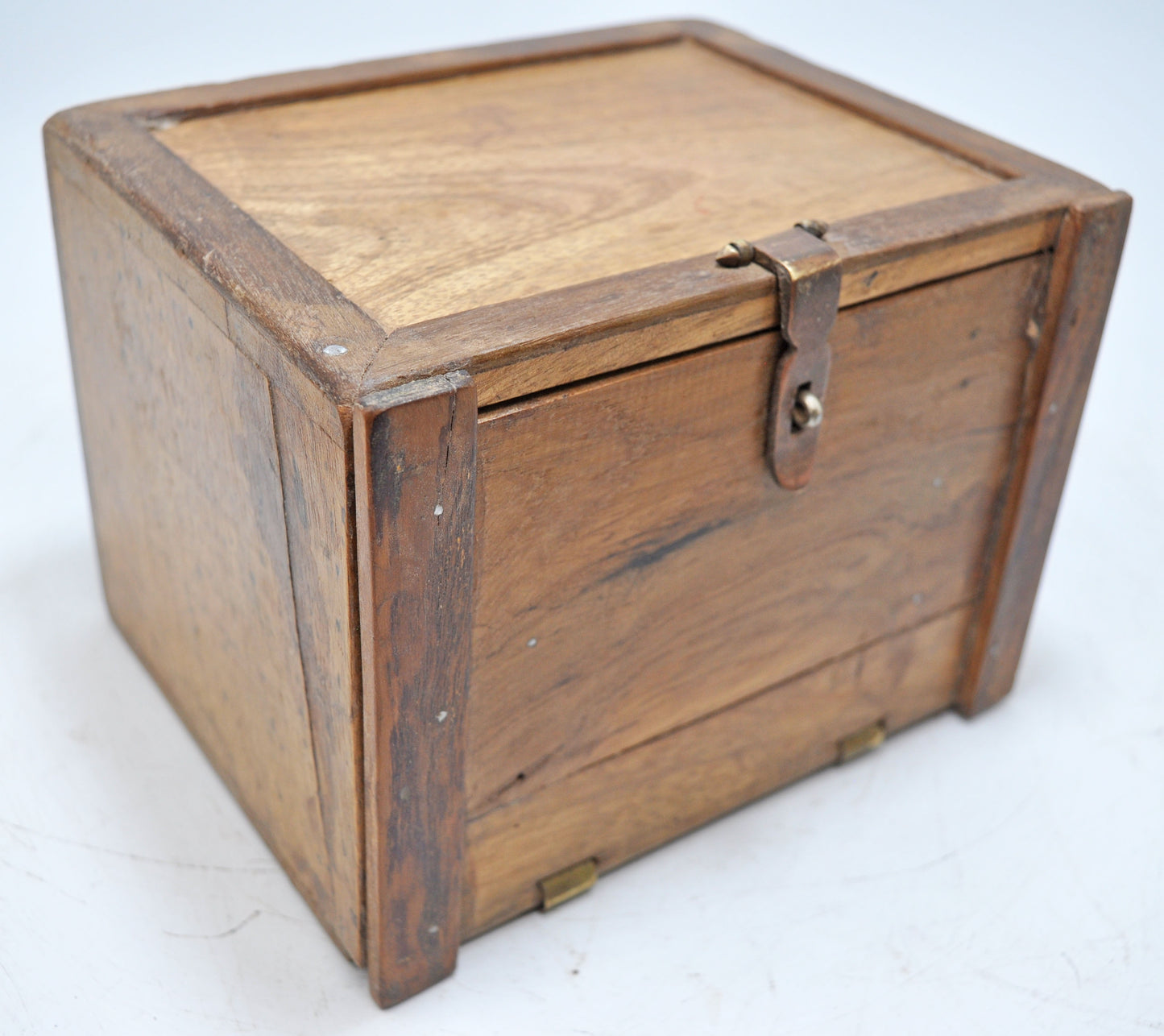 Vintage Wooden Drawers Jewellery Box Original Old Hand Crafted