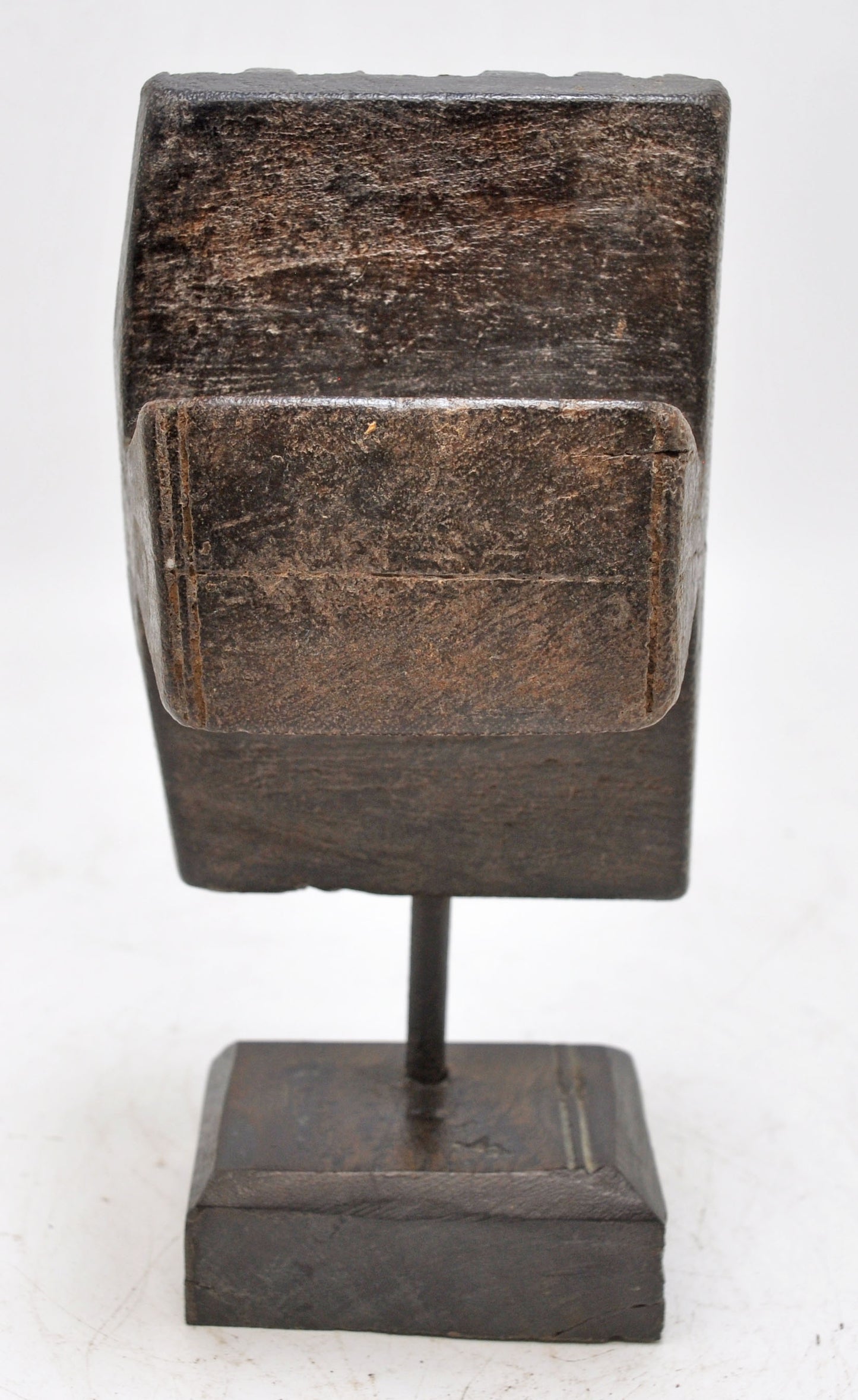 Antique Wooden Textile Printing Block Carving Original Old Hand Carved