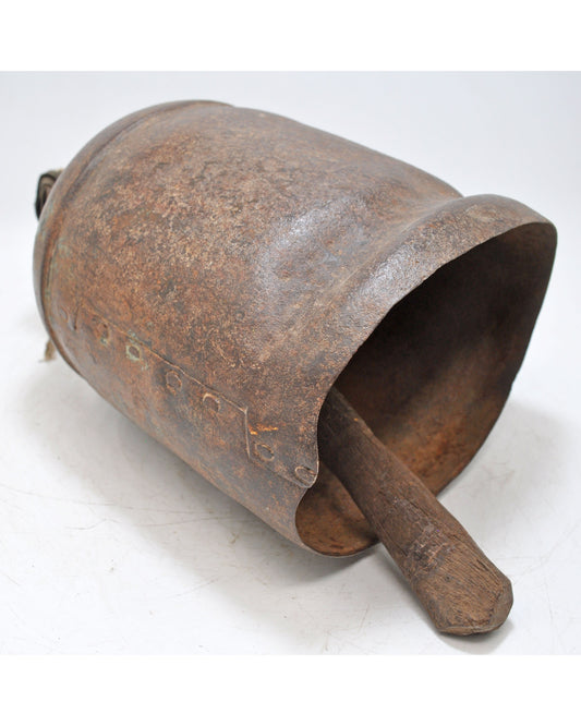 Antique Iron Large Heavy Animals Bell Original Old Hand Crafted