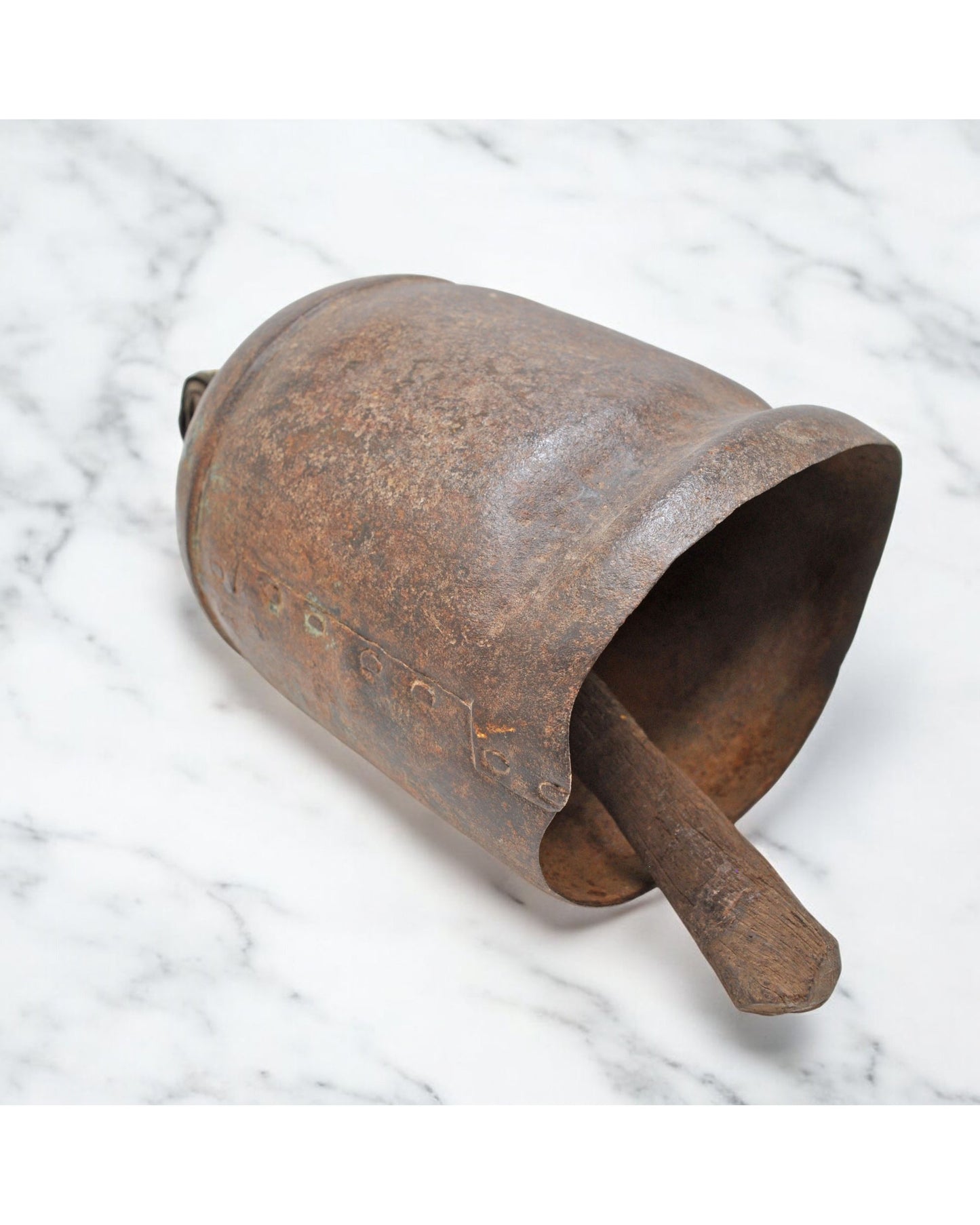 Antique Iron Large Heavy Animals Bell Original Old Hand Crafted