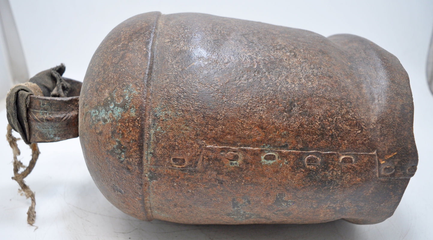 Antique Iron Large Heavy Animals Bell Original Old Hand Crafted