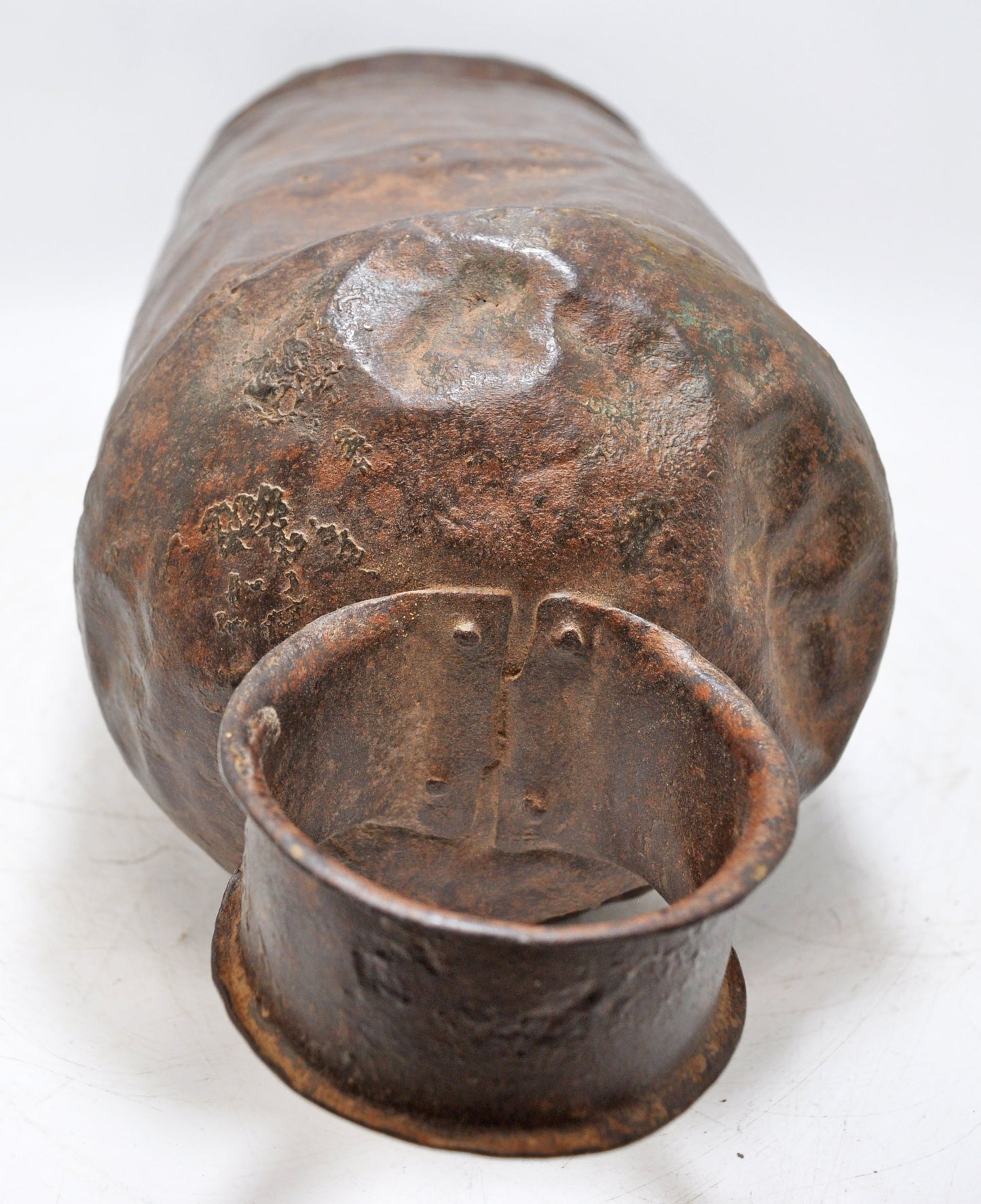 Antique Iron Large Heavy Animals Bell Original Old Hand Crafted