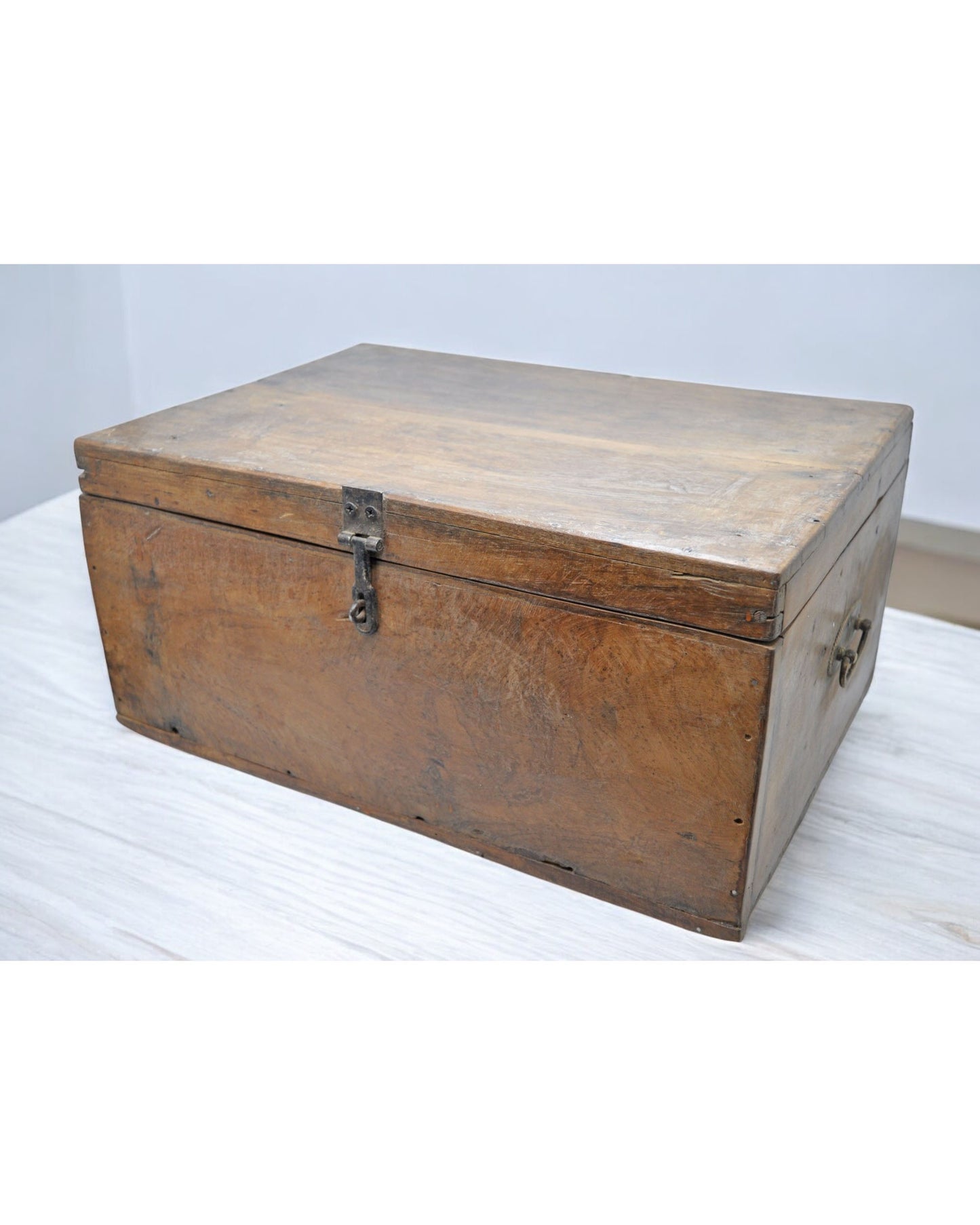 Antique Wooden Shopkeepers' Cash Money Box Original Old Hand Craftedc