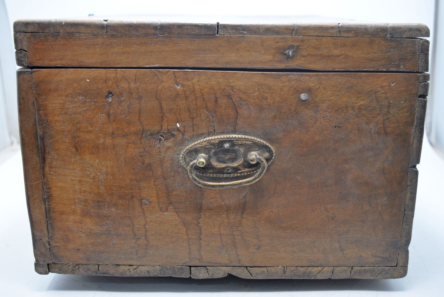 Antique Wooden Shopkeepers' Cash Money Box Original Old Hand Craftedc