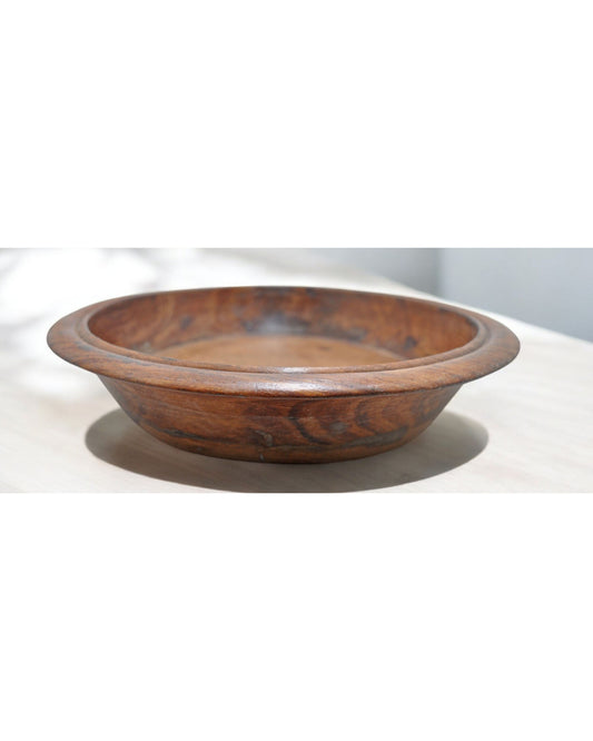 Vintage Wooden Kitchenware Parat Dough Kneading Bowl Original Old hand Carved