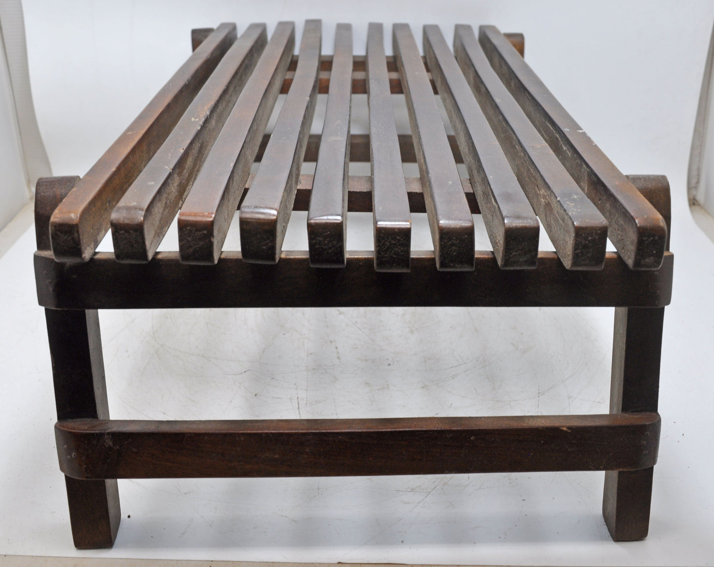 Vintage Wooden Folding Serving Tray Original Old Hand Crafted