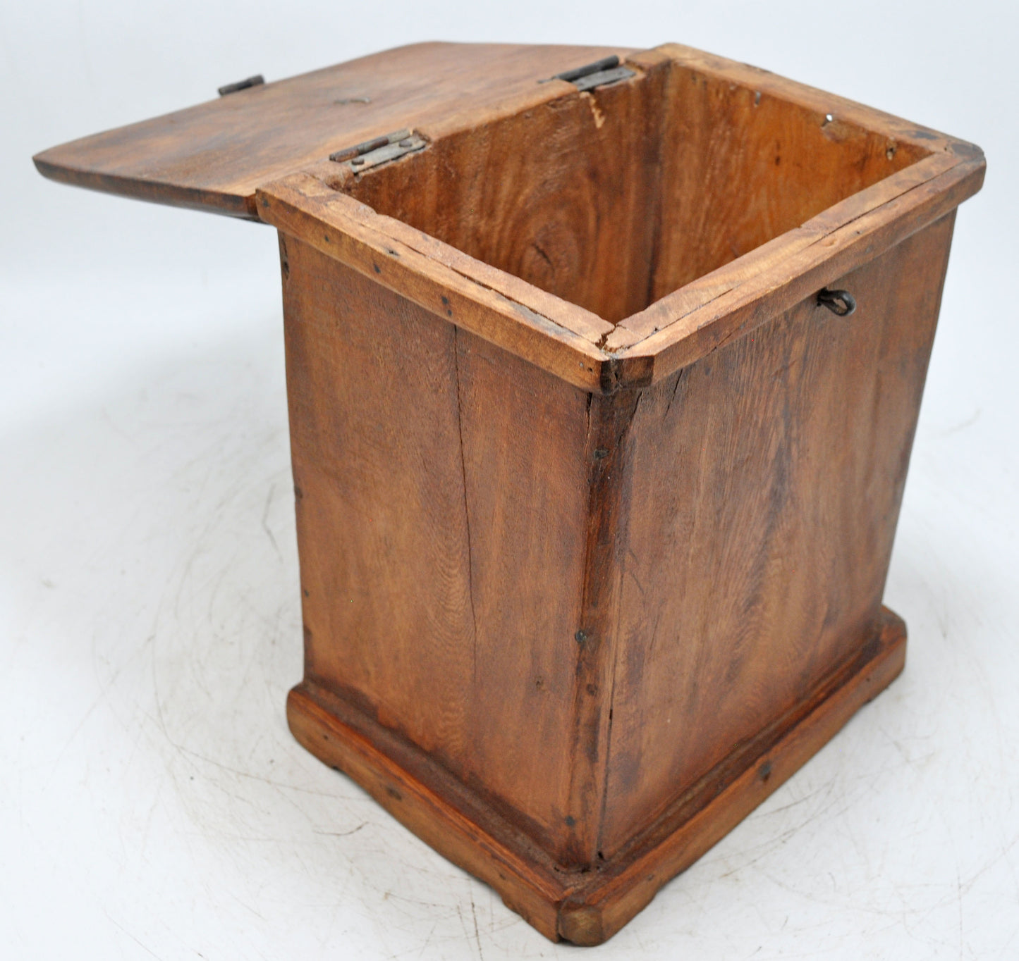 Vintage Wooden Storage Box Original Old Hand Crafted