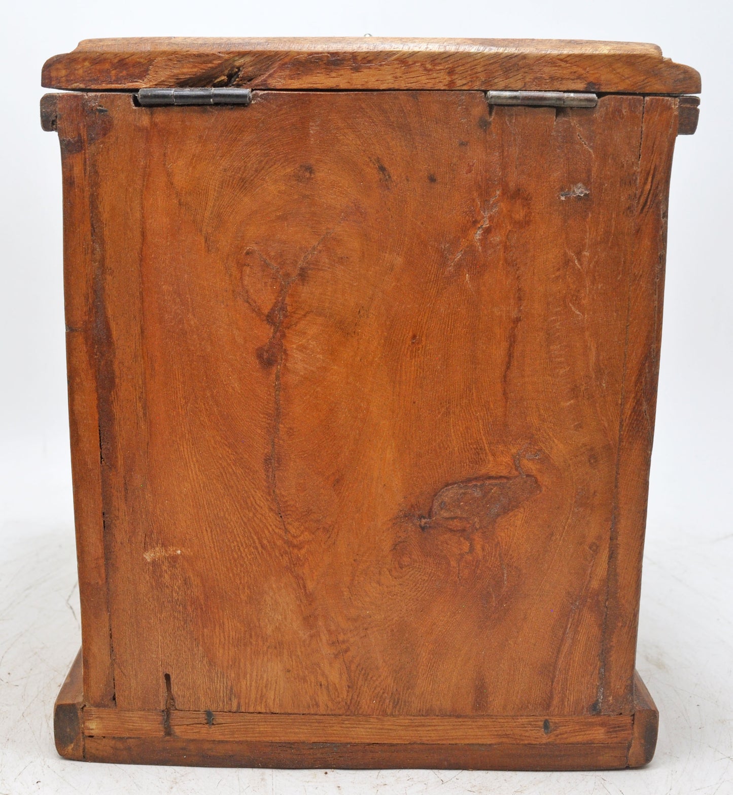 Vintage Wooden Storage Box Original Old Hand Crafted