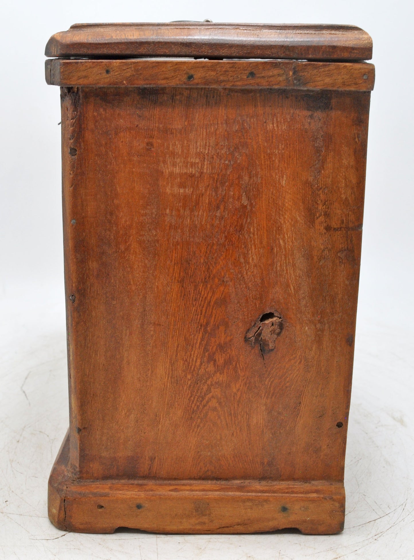 Vintage Wooden Storage Box Original Old Hand Crafted