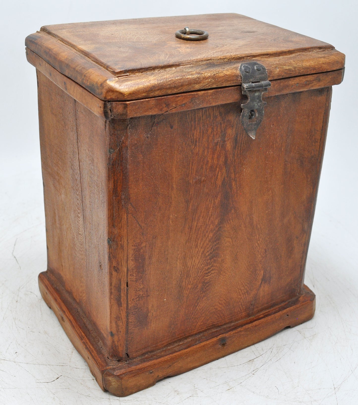 Vintage Wooden Storage Box Original Old Hand Crafted