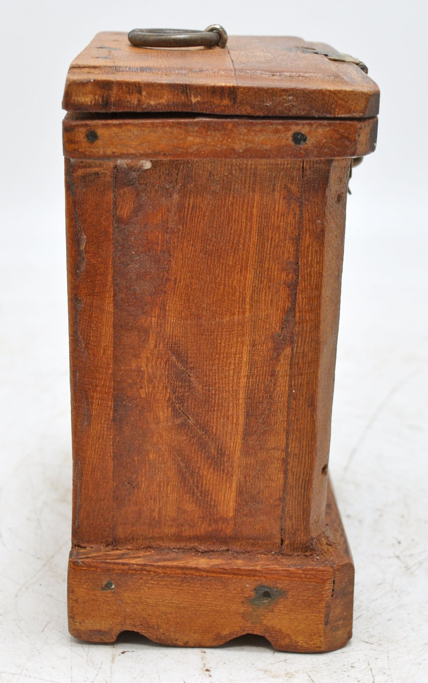 Vintage Wooden Storage Box Original Old Hand Crafted