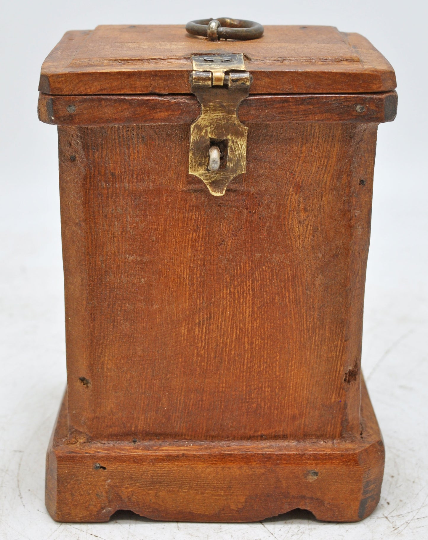 Vintage Wooden Storage Box Original Old Hand Crafted