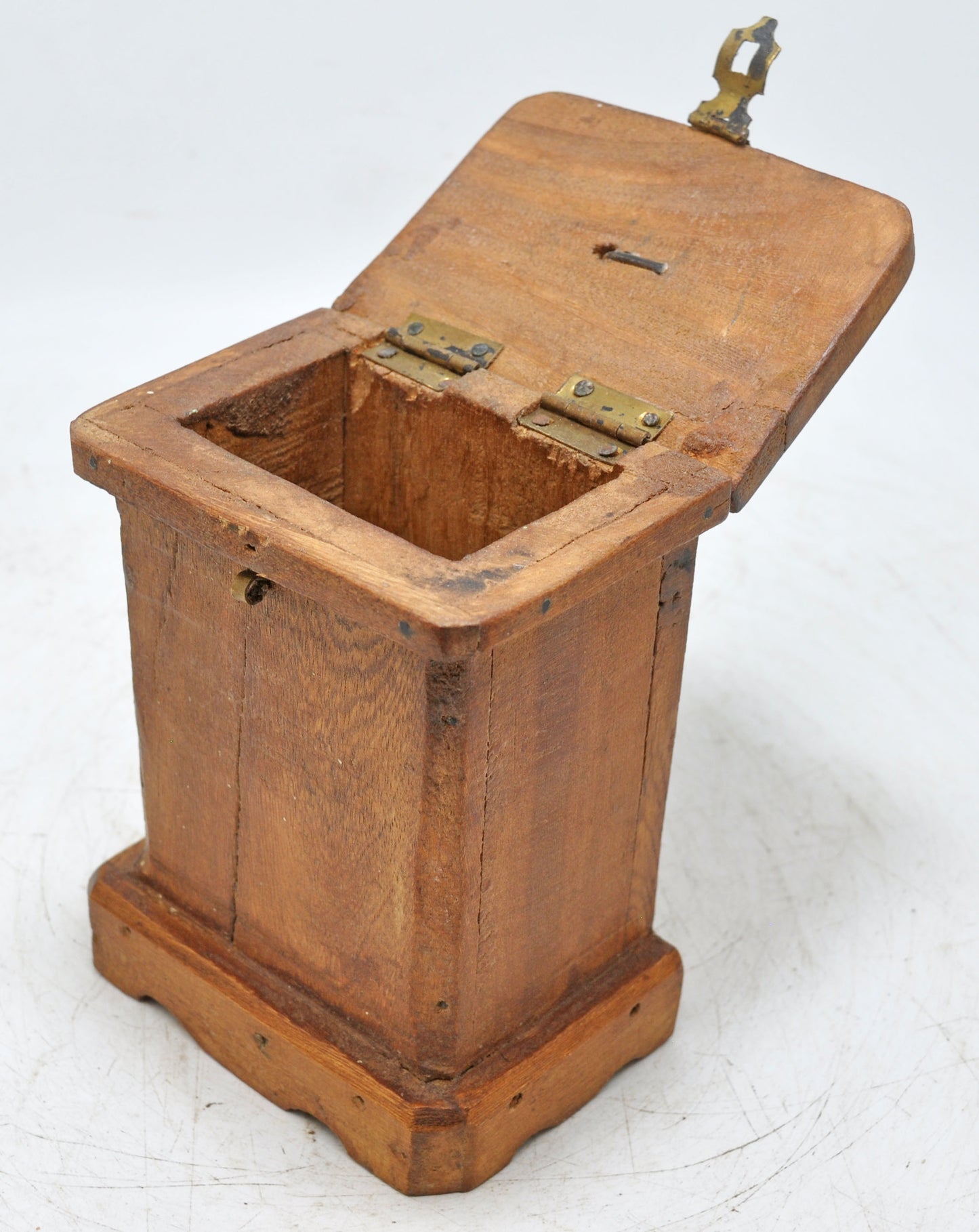 Vintage Wooden Storage Box Original Old Hand Crafted