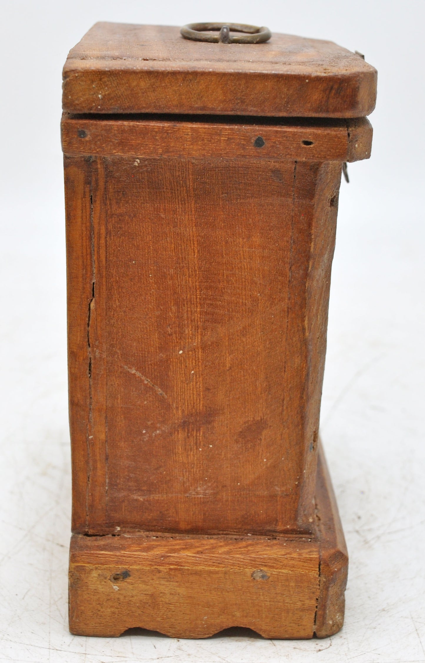 Vintage Wooden Storage Box Original Old Hand Crafted