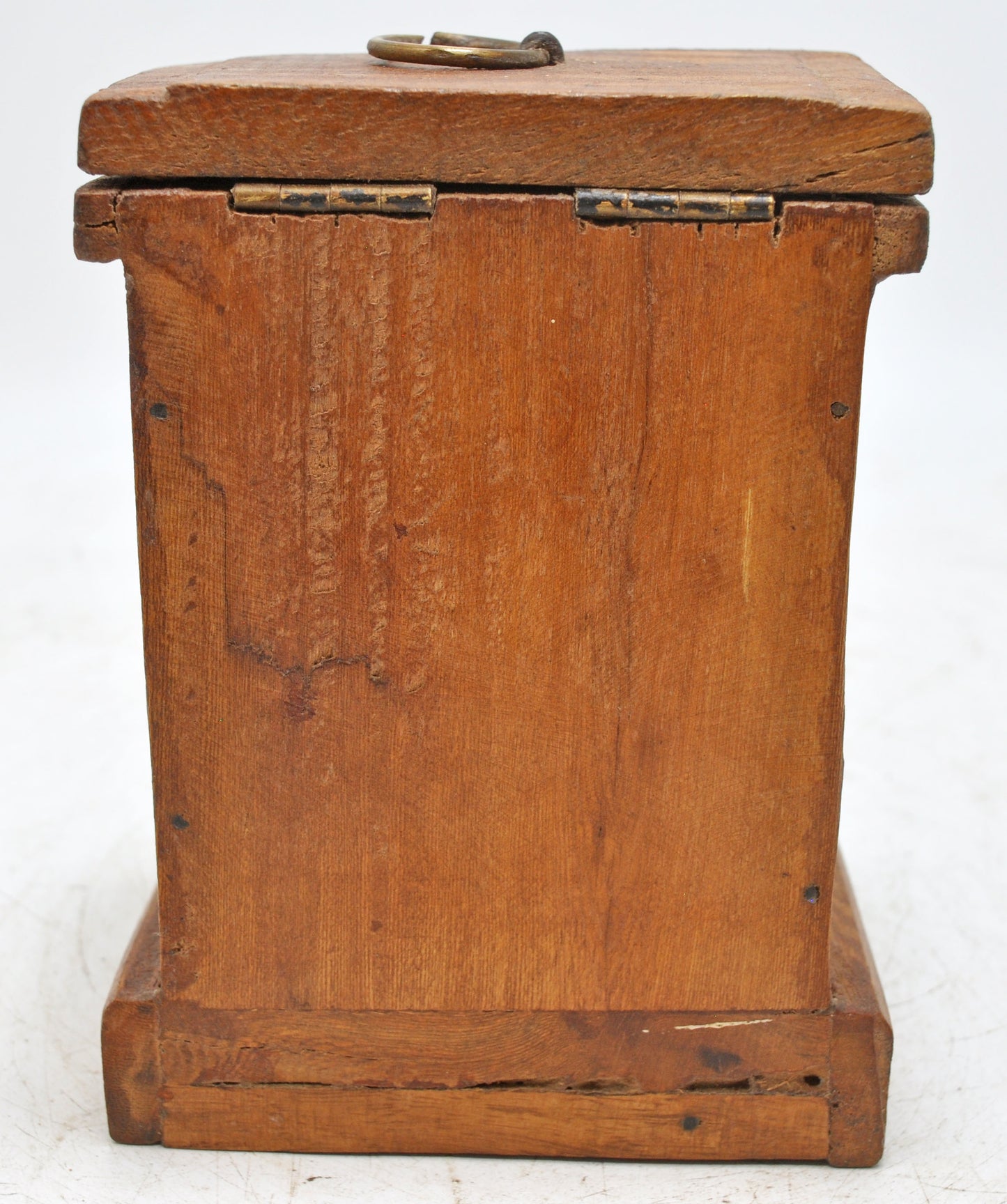 Vintage Wooden Storage Box Original Old Hand Crafted