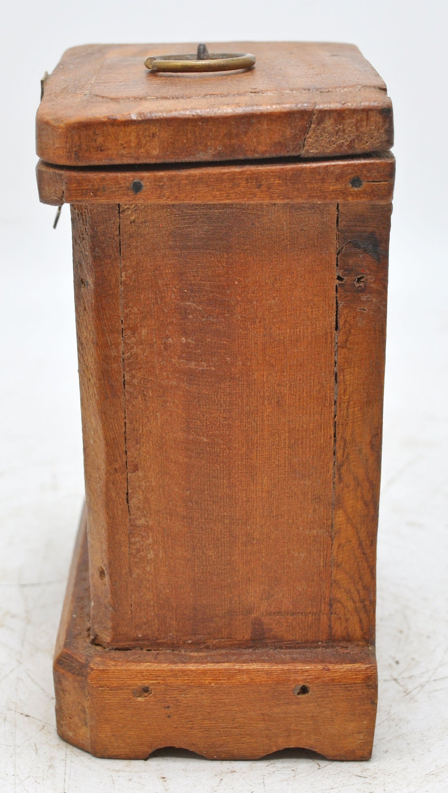 Vintage Wooden Storage Box Original Old Hand Crafted