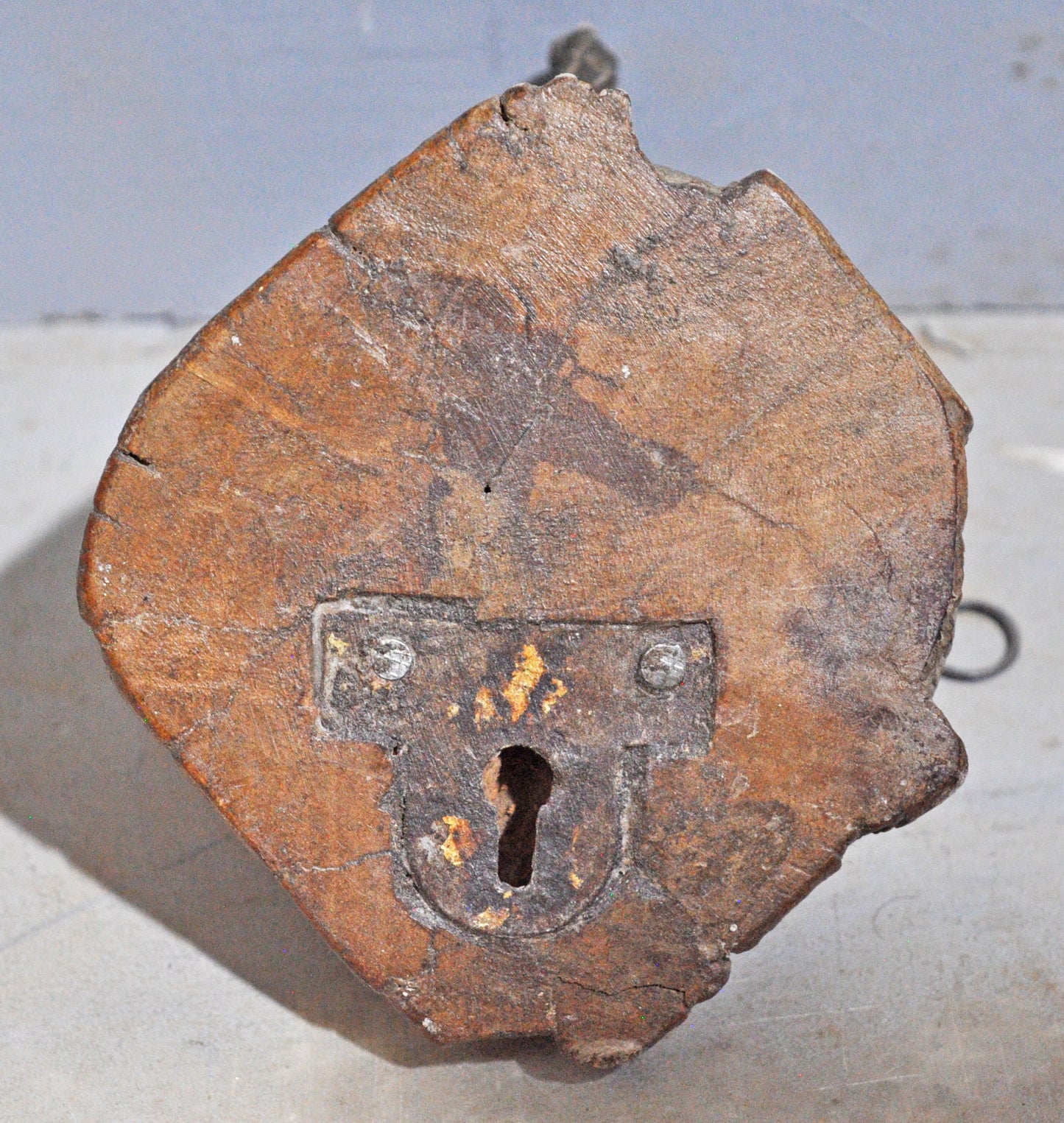 Antique Wooden Iron Wall Haning Hook Hanger Original Old Hand Crafted