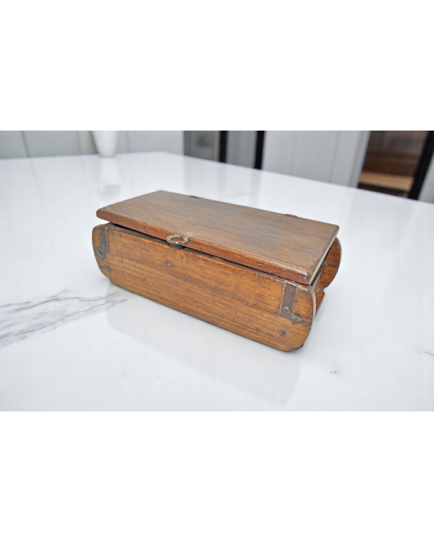 Vintage Wooden Brick Mould Tool Box Original Old Hand Crafted