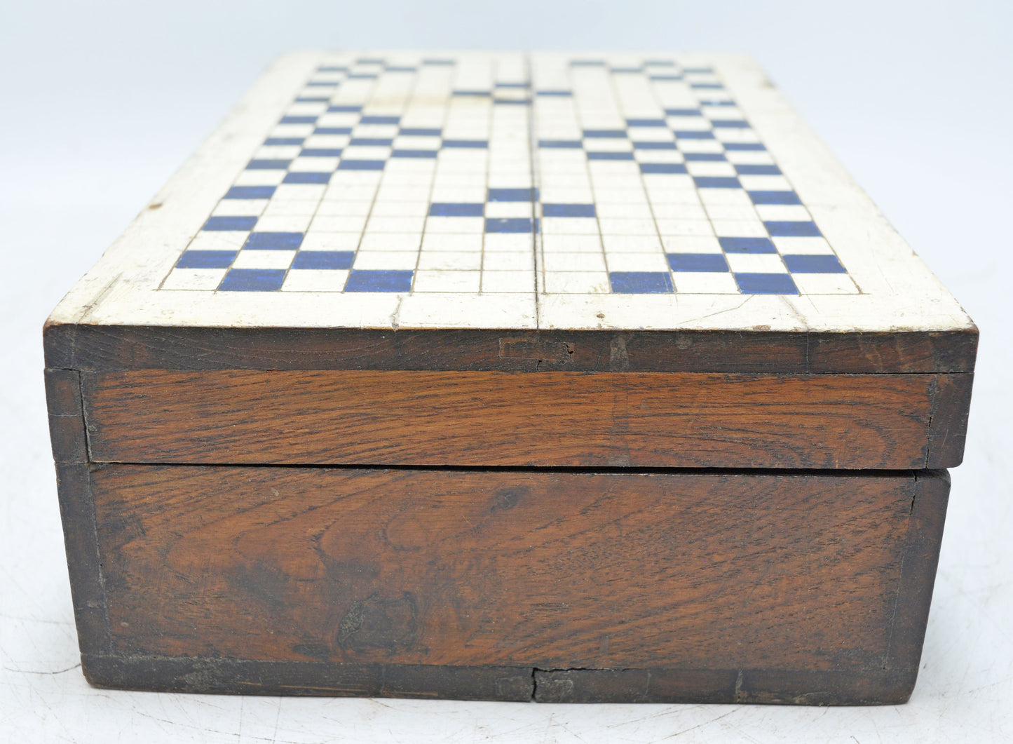 Vintage Wooden Storage Chest Box Original Old Hand Crafted Painted