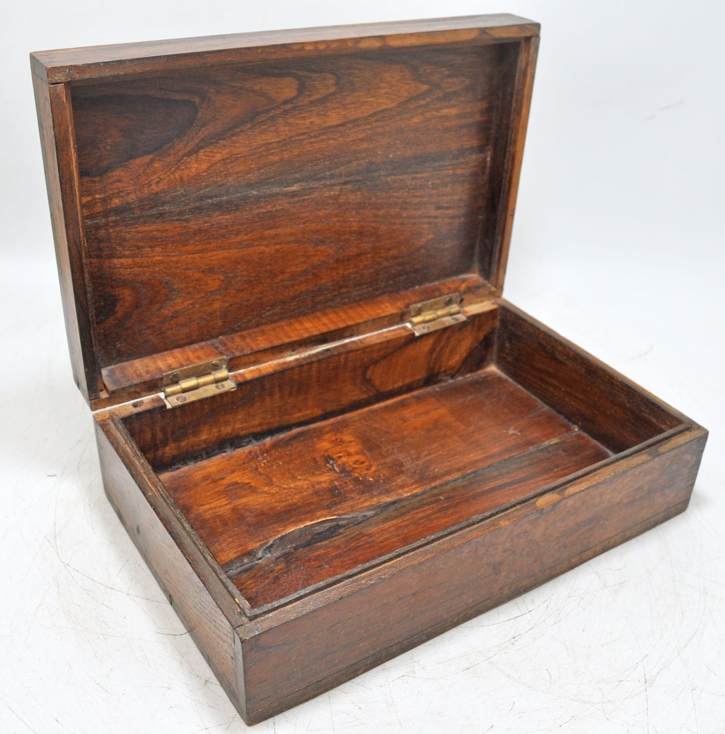 Vintage Wooden Storage Chest Box Original Old Hand Crafted Painted