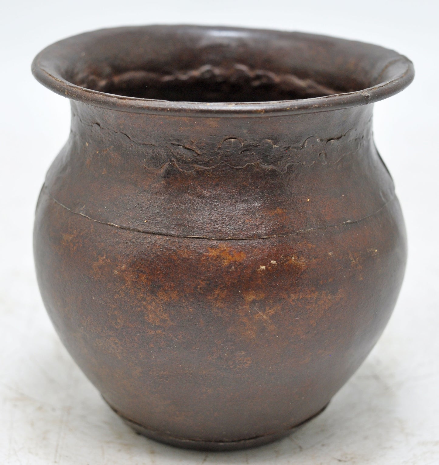 Vintage Iron Small Water Drinking Lota Pot Original Old Hand Crafted