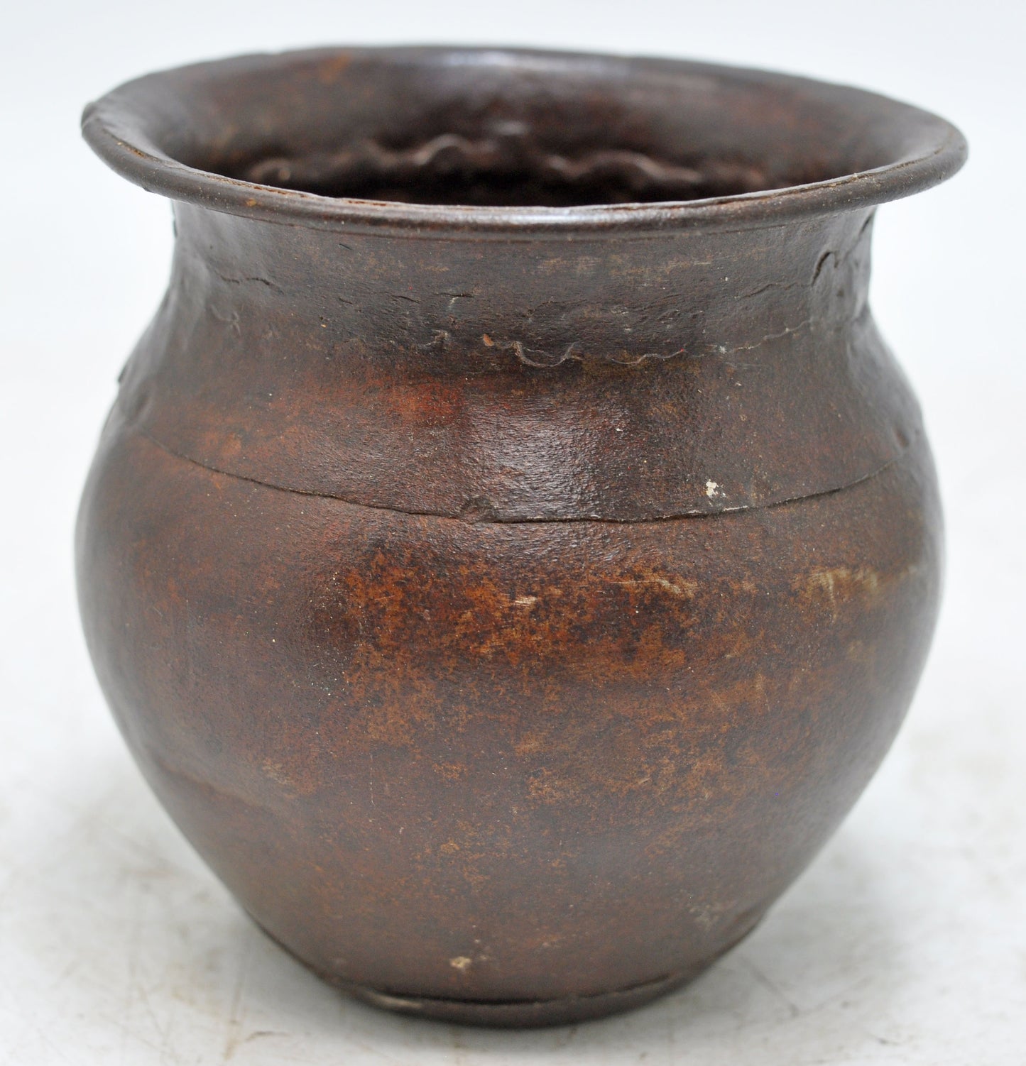 Vintage Iron Small Water Drinking Lota Pot Original Old Hand Crafted