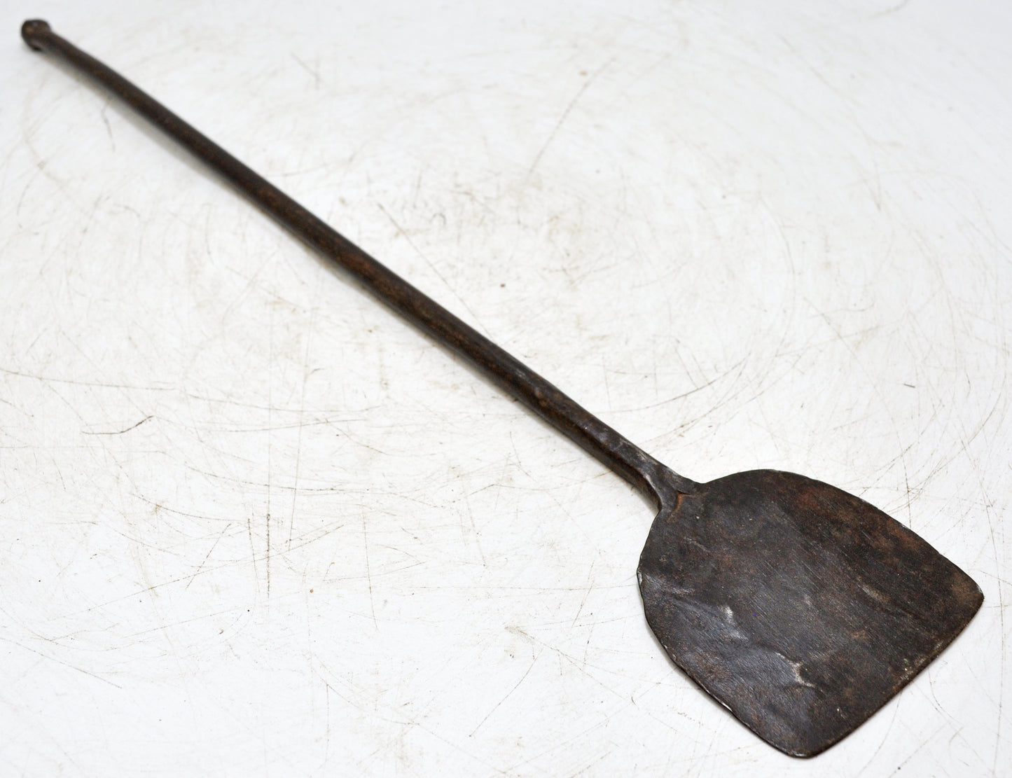 Antique Iron Long Kitchenware Cooking Masher Original Old Hand Crafted