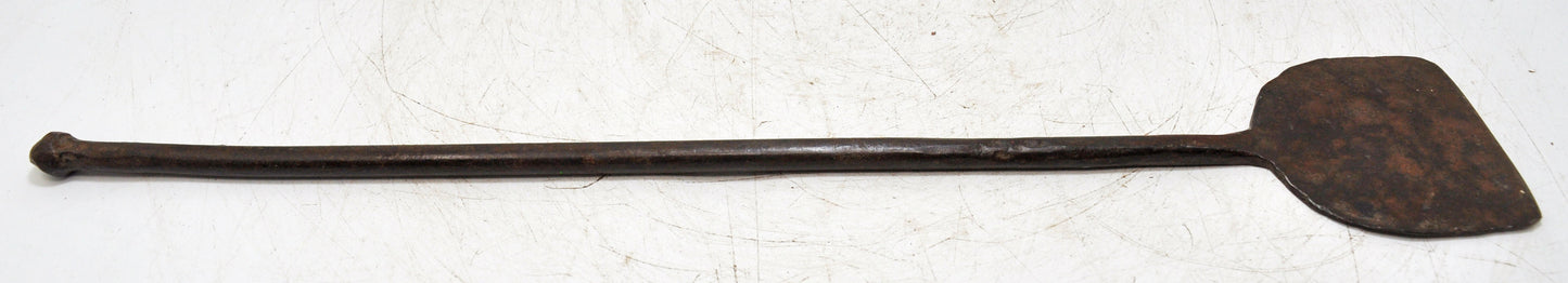 Antique Iron Long Kitchenware Cooking Masher Original Old Hand Crafted