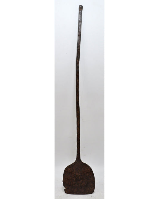 Antique Iron Long Kitchenware Cooking Masher Original Old Hand Crafted