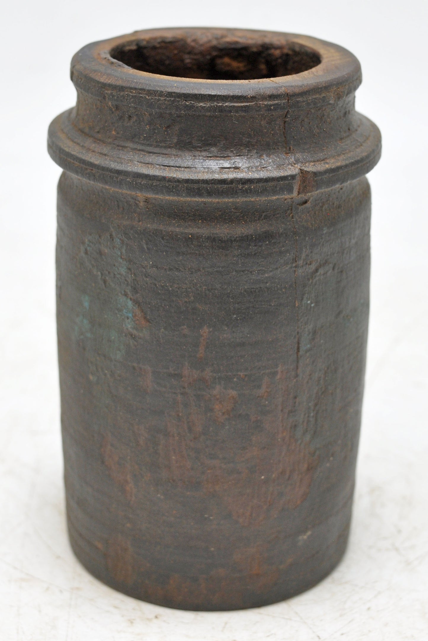 Antique Wooden Small Himalayan Water Pot Original Old Hand Carved