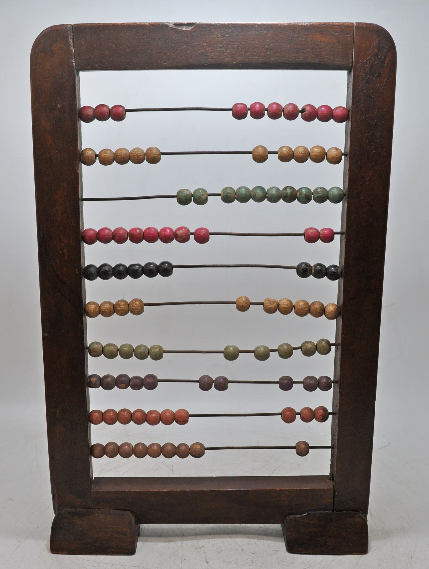 Vintage Wooden Counting Abacus Original Old Hand Crafted