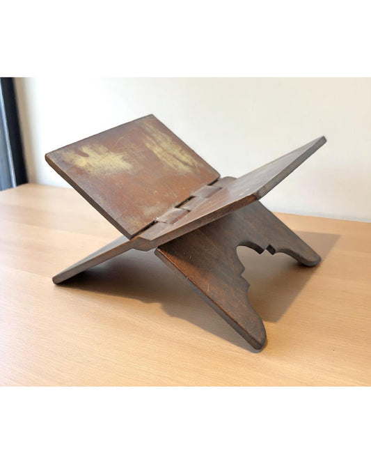 Antique Wooden Large Size Holy Quran Book Stand Original Old Hand Crafted