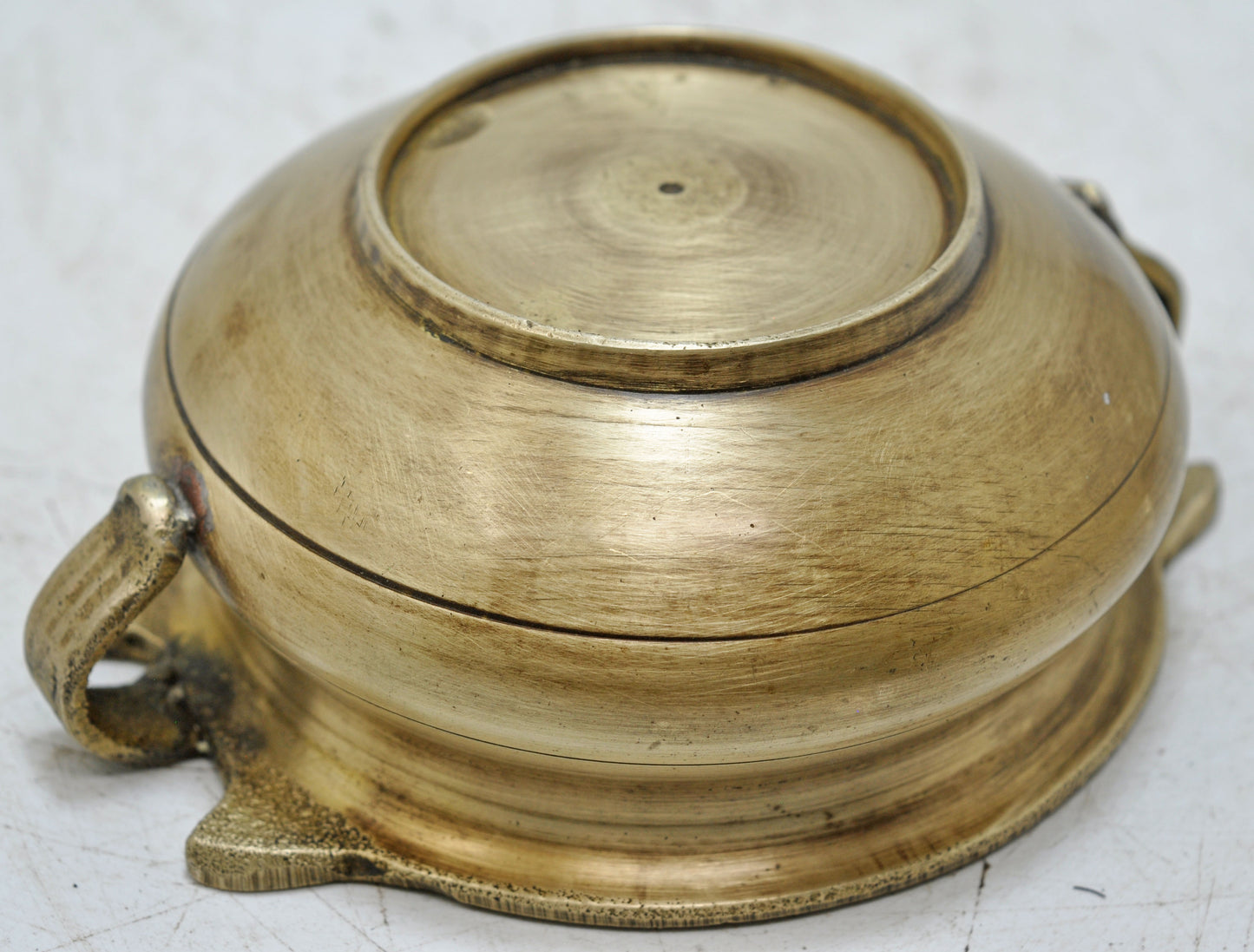 Antique Brass Small Rice Cooking Urli Bowl Original Old Hand Crafted
